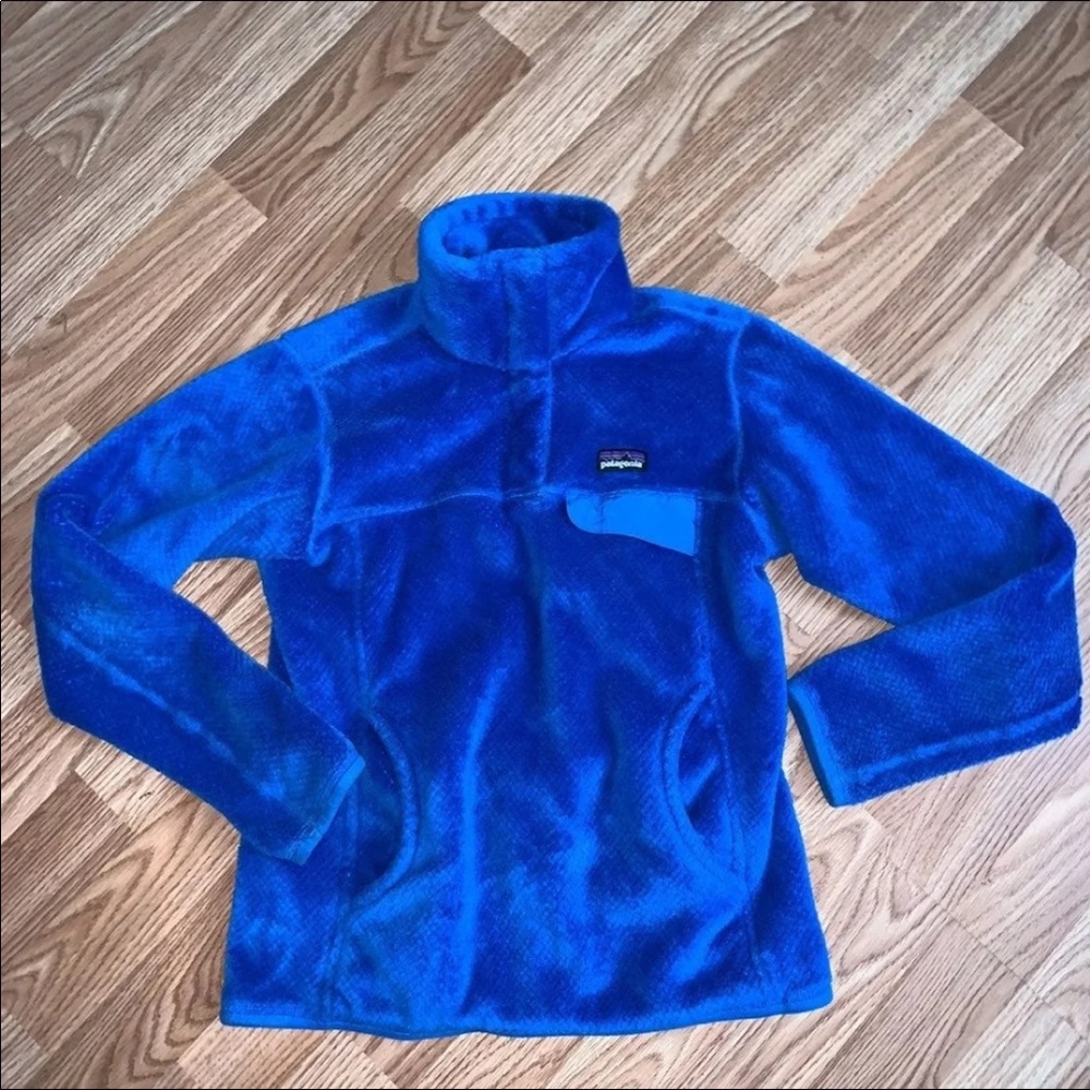 Patagonia Pullover Fleece Royal Blue XS